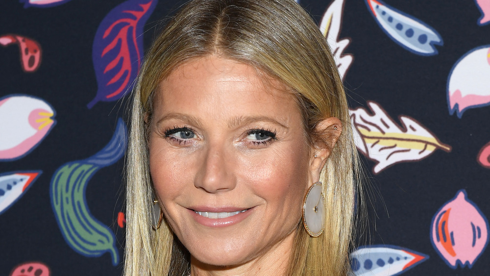 Gwyneth Paltrow with large earrings