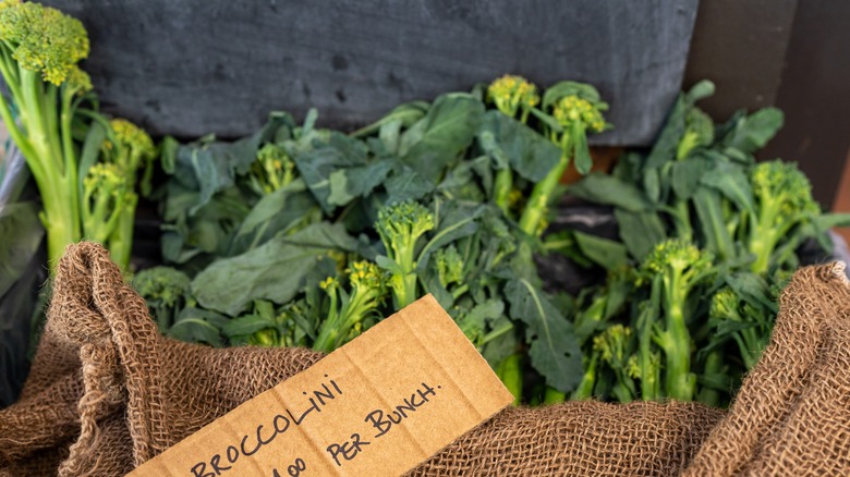 bunch of broccolini