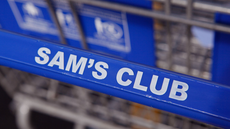 Sam's Club cart close up