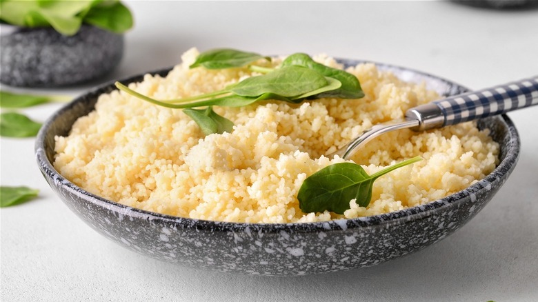 Couscous in a bowl 