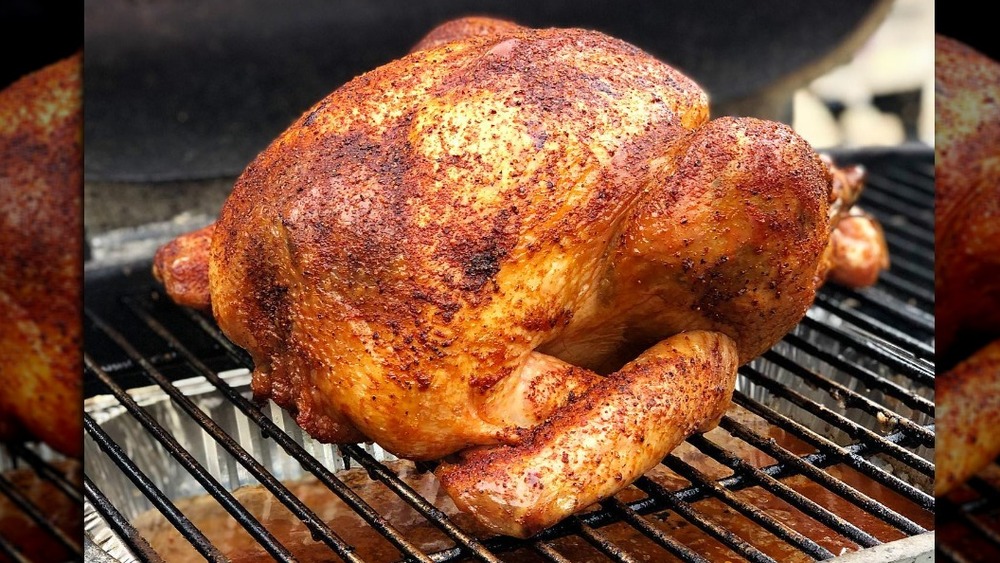 Turkey on grill