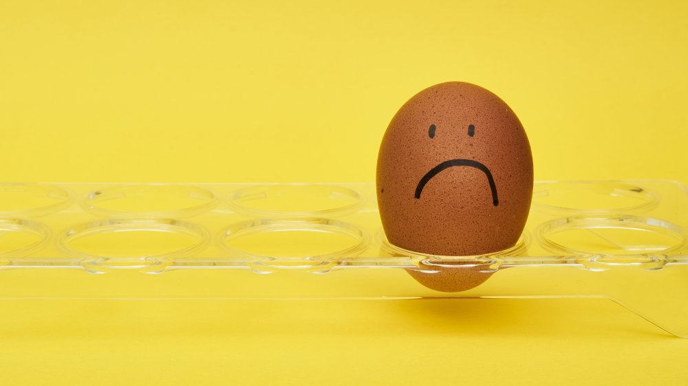 Unhappy egg