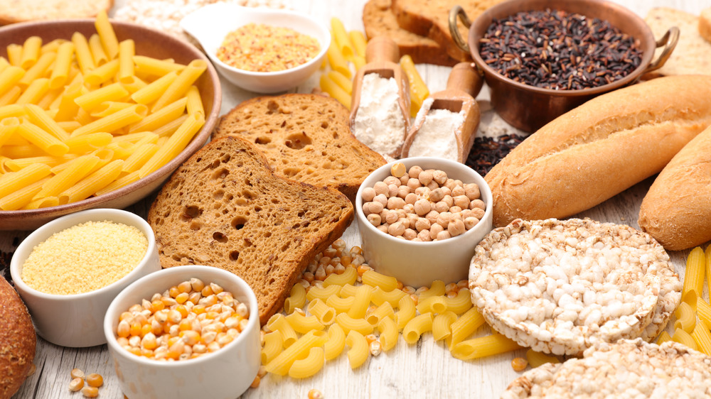 Selection of gluten-free foods
