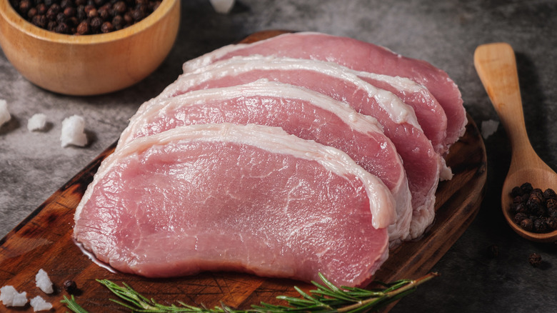 raw pork loin