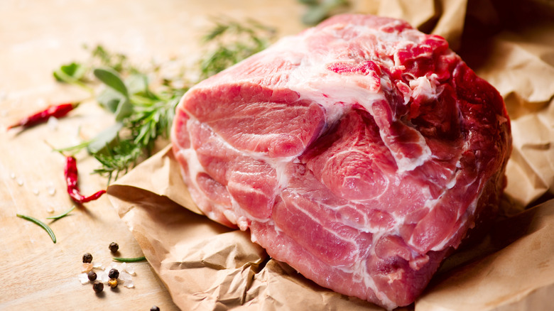 raw pork
