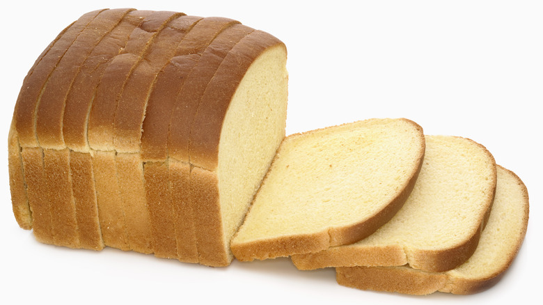 Sliced loaf of potato sandwich bread