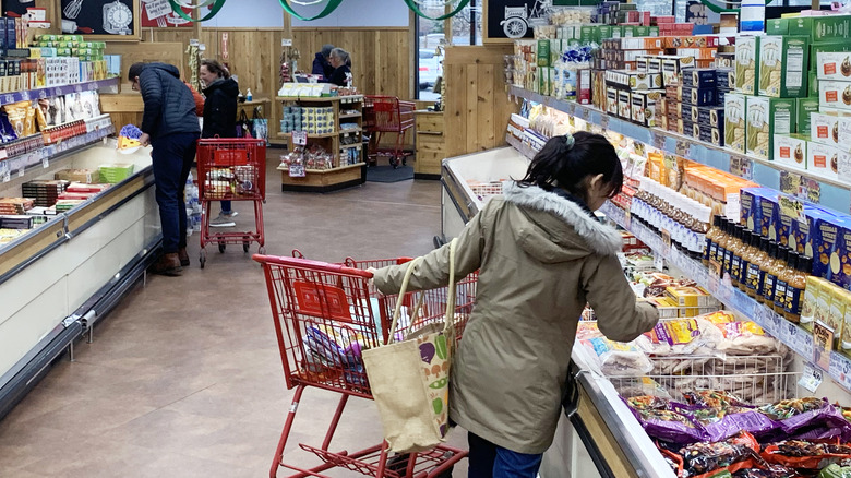 Trader Joe's frozen food aisle