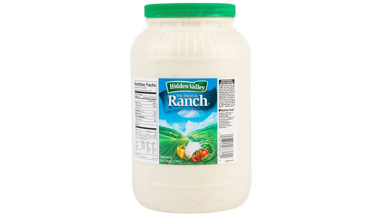 Hidden Valley ranch dressing gallon jug