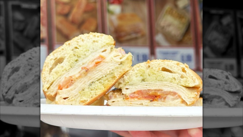 Hot Turkey and Provolone Sandwich at Costco