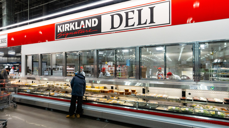 Kirkland Signature Deli frozen section at a Costco