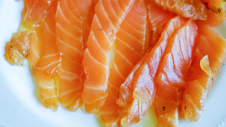 smoked salmon