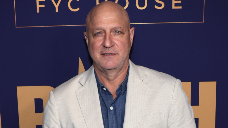 Tom Colicchio wearing suit jacket