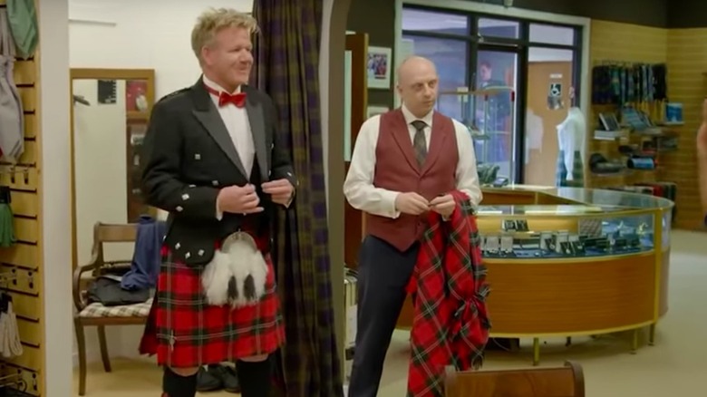 Gordon Ramsay Scotland kilt