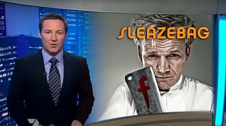 Gordon Ramsay on the news