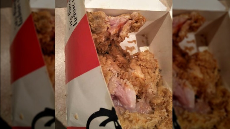 KFC raw chicken