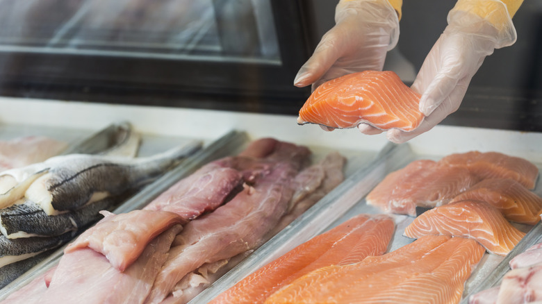 fish in the grocery store case