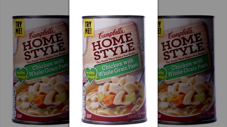 Can of Campbell's chicken soup