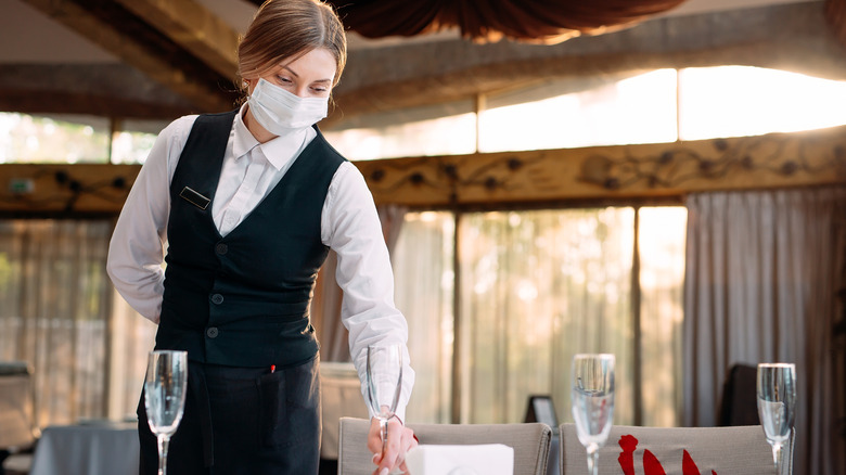 Server at a restaurant