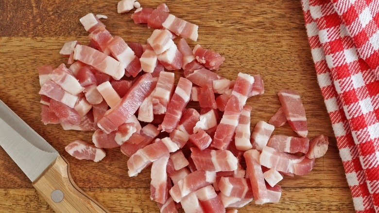 lardon slices