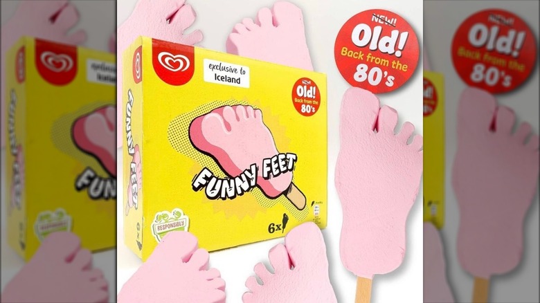 Wall's Ice Cream Feet