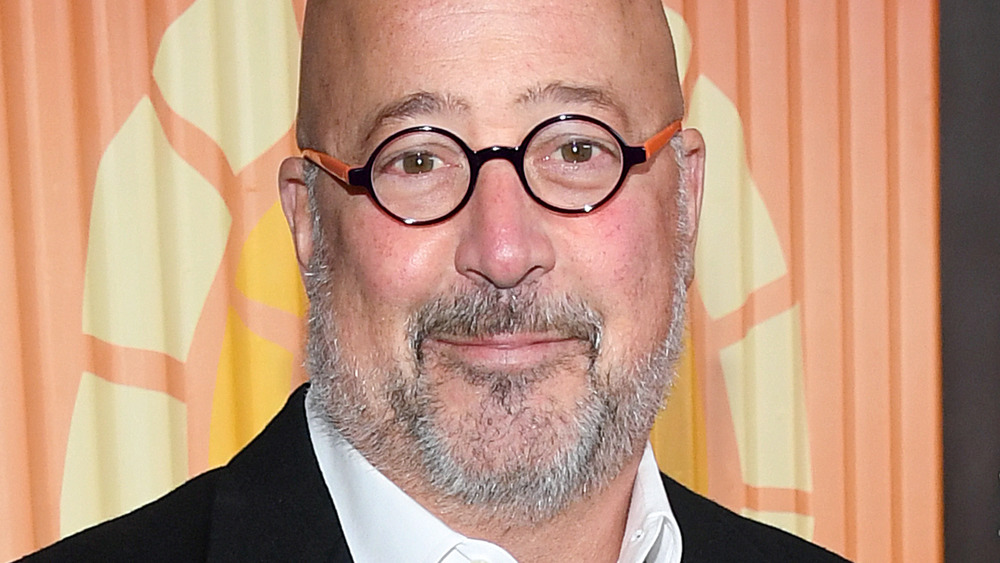 A close-up shot of Andrew Zimmern