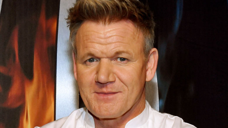 Gordon Ramsay smiling