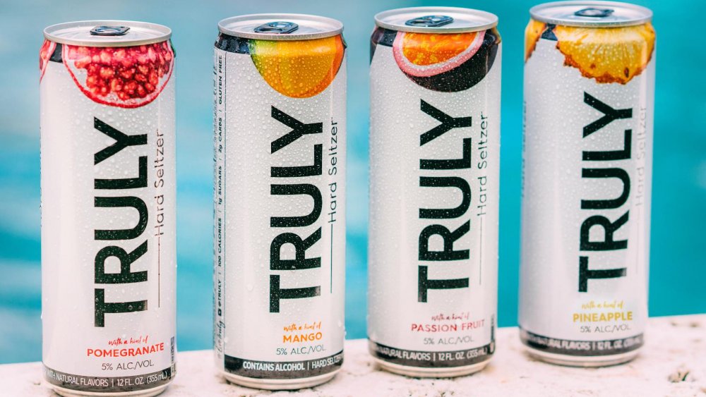 Truly Hard Seltzer in four flavors