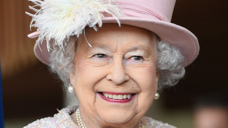 Queen Elizabeth smiling