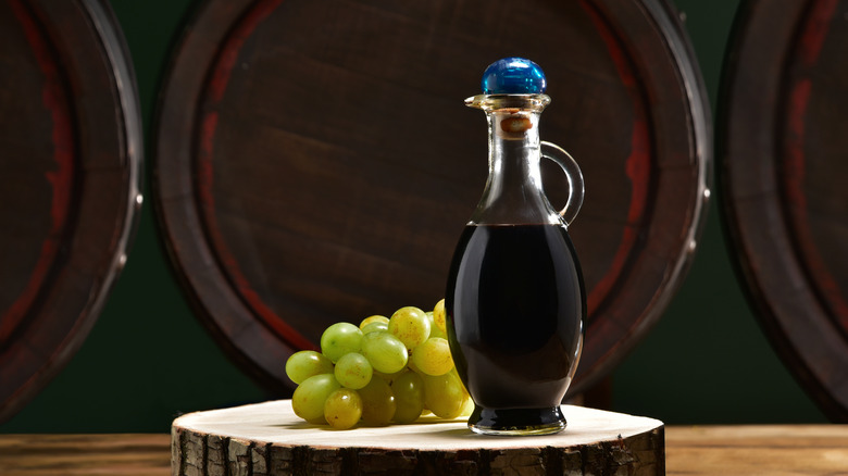 vinegar and barrels in Italy 