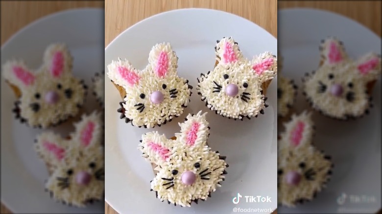 Bunny Shaped Cupcakes