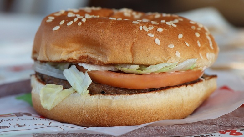 A Whopper Jr. from Burger King