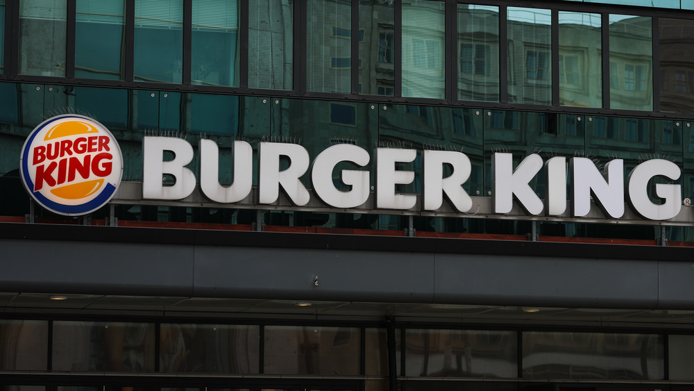 Burger King sign