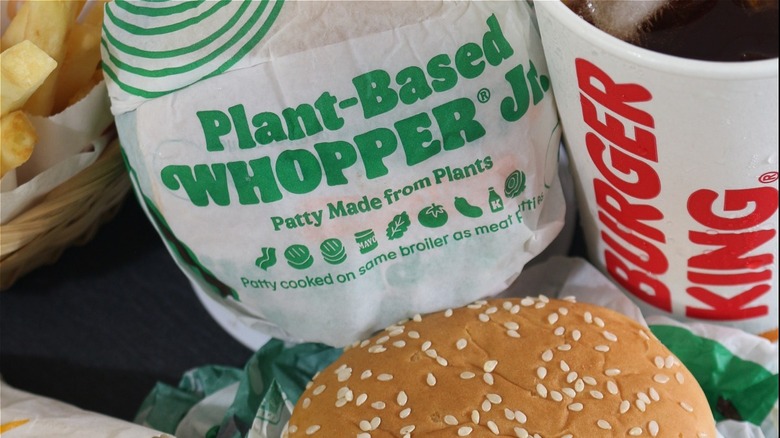 Impossible Whopper plant based burger