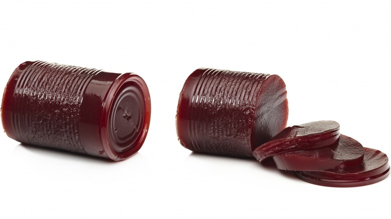 Canned cranberries