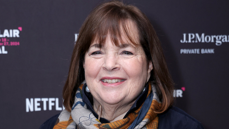 Ina Garten smiling at publicity event