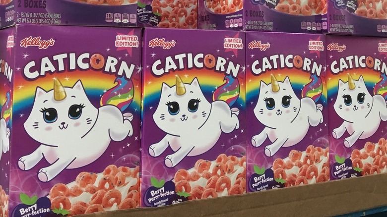 A box of Caticorn on the shelf