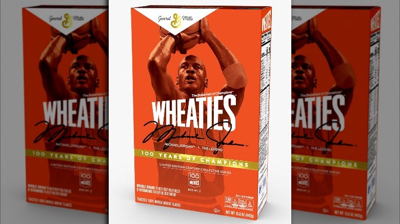 Michael Jordan Wheaties box