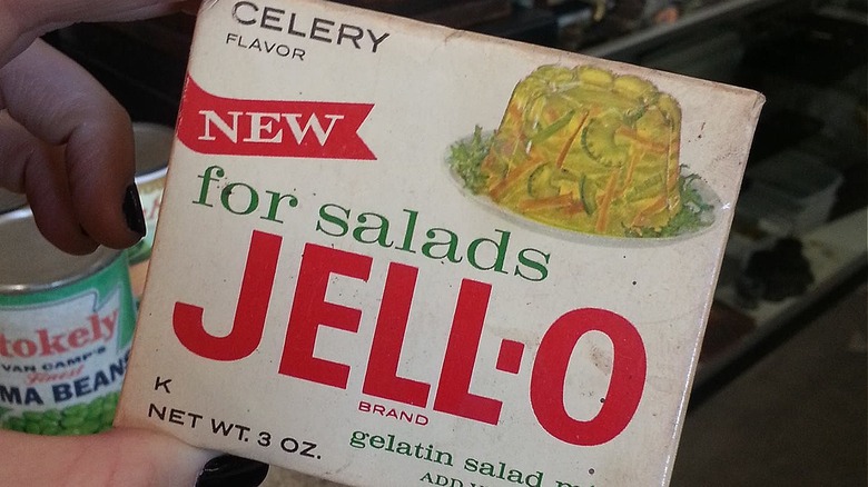 Celery-flavored Jell-O box