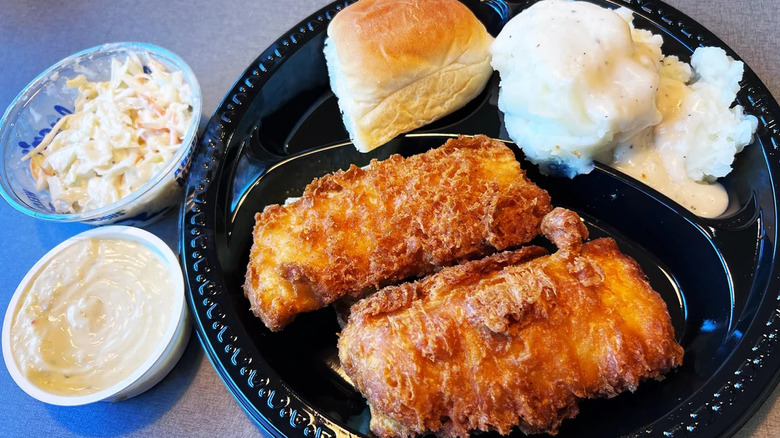 Culver's fried fish with sides