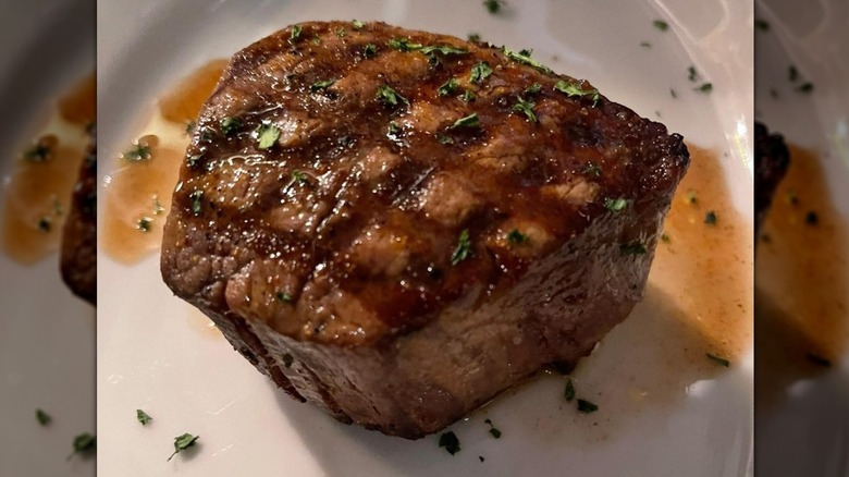 filet mignon with herbs