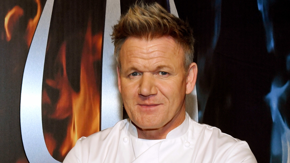 Gordon Ramsay in chef's whites