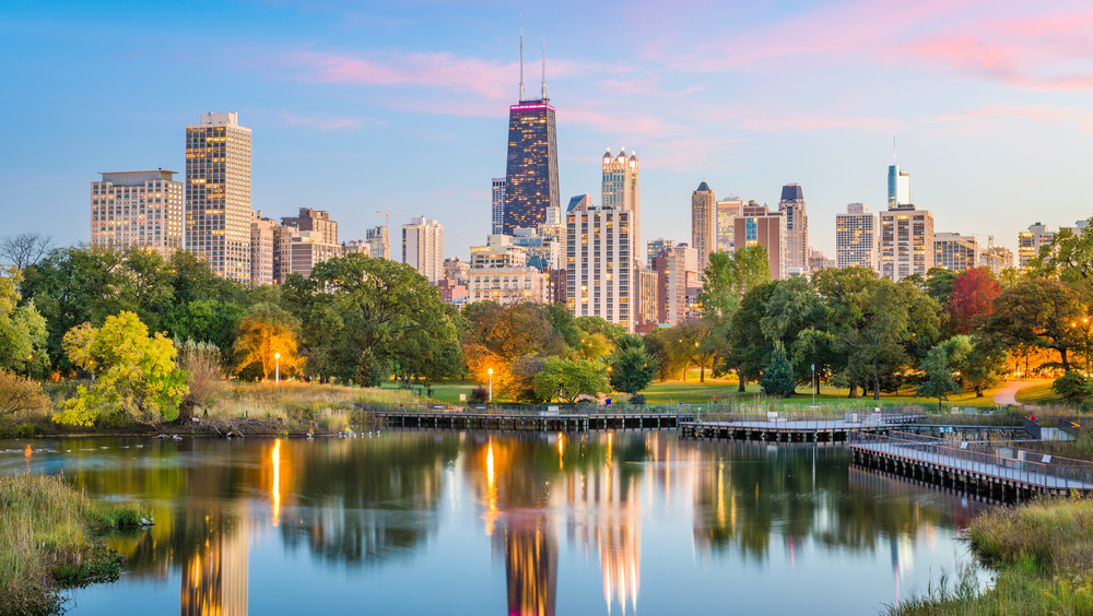 Downtown Chicago skyline