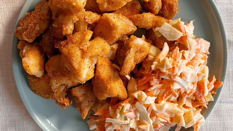 Chick-Fil-A coleslaw and nuggets copycat