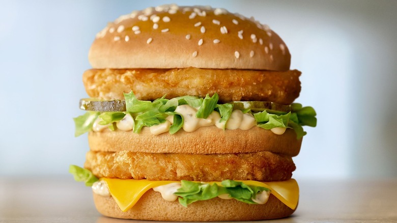 tall McDonald's chicken Big Mac