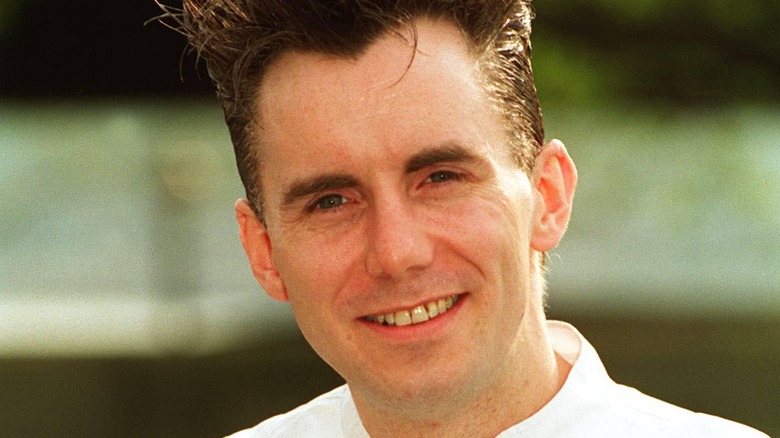 Gary Rhodes in chef's jacket