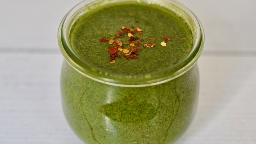 chimichurri sauce made from scratch