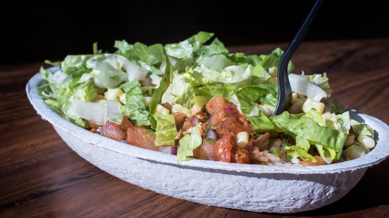 Chipotle burrito bowl