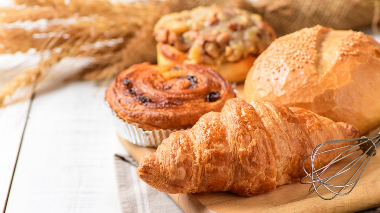 various pastries