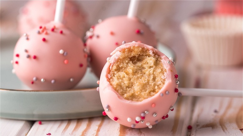 Decorated cake pops