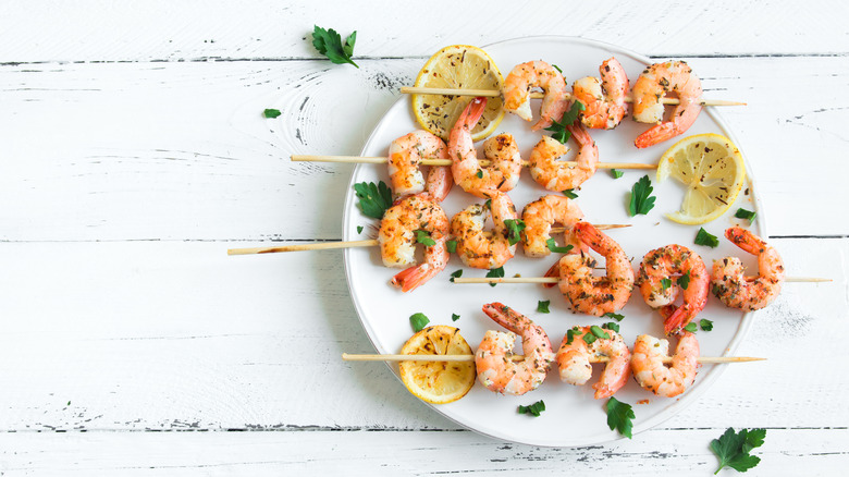 Shrimp skewers